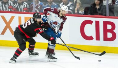 Avs and Sens Clash On a Wednesday Night from Ottawa