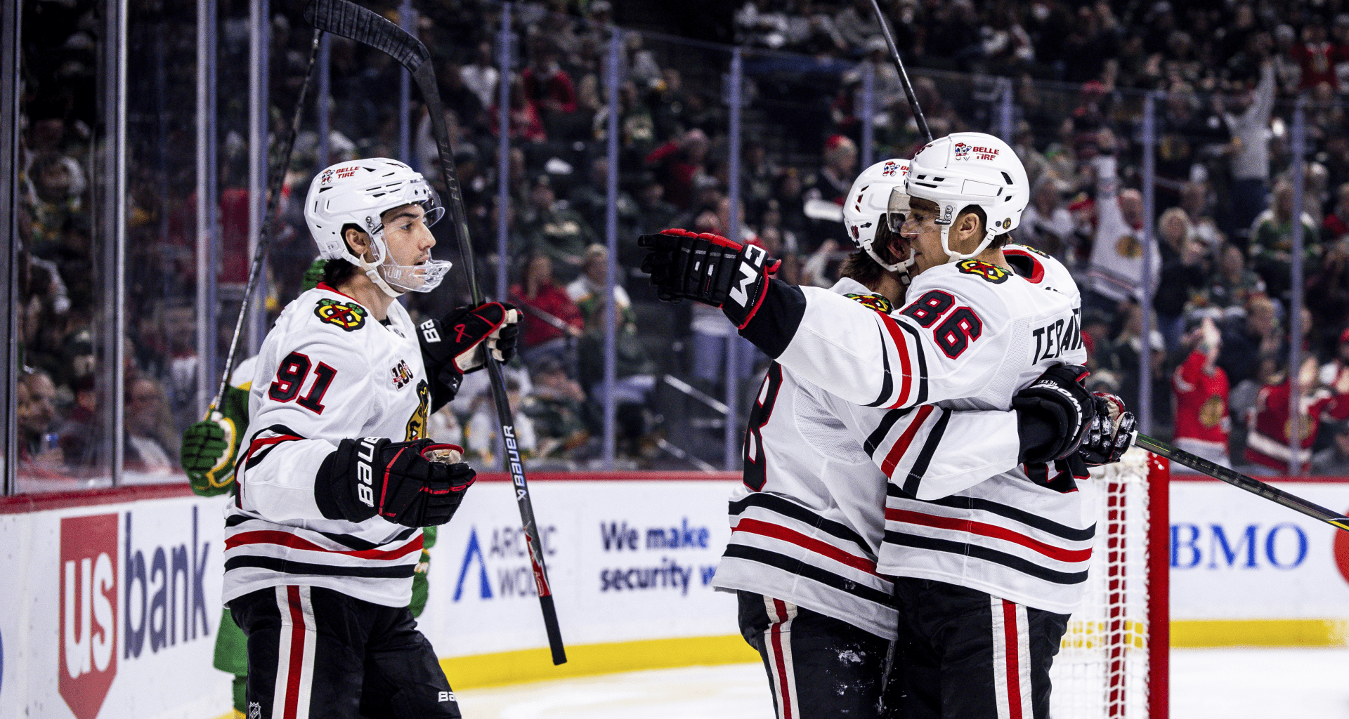RECAP: Blackhawks waste three-goal lead in 4-3 shootout loss in Minnesota