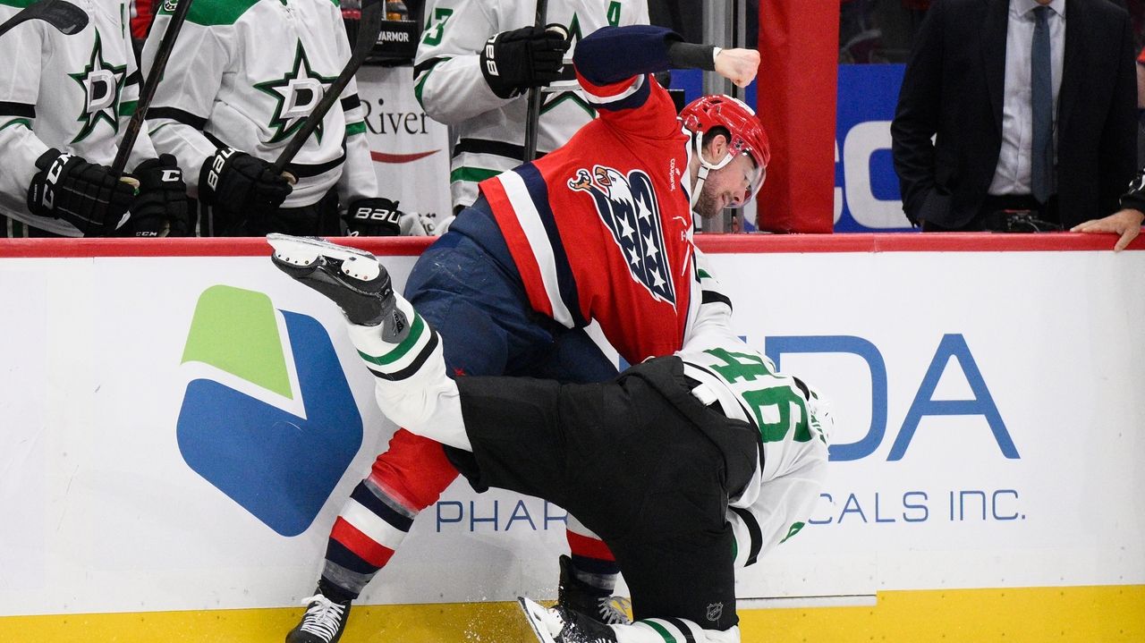 Capitals' Brandon Duhaime fined for poking Kraken's Jacob Melanson from the bench