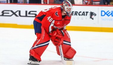 Logan Thompson out day-to-day with upper-body injury