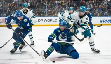 Trade in the works reported after Pacific Division general manager is spotted scouting the Vancouver