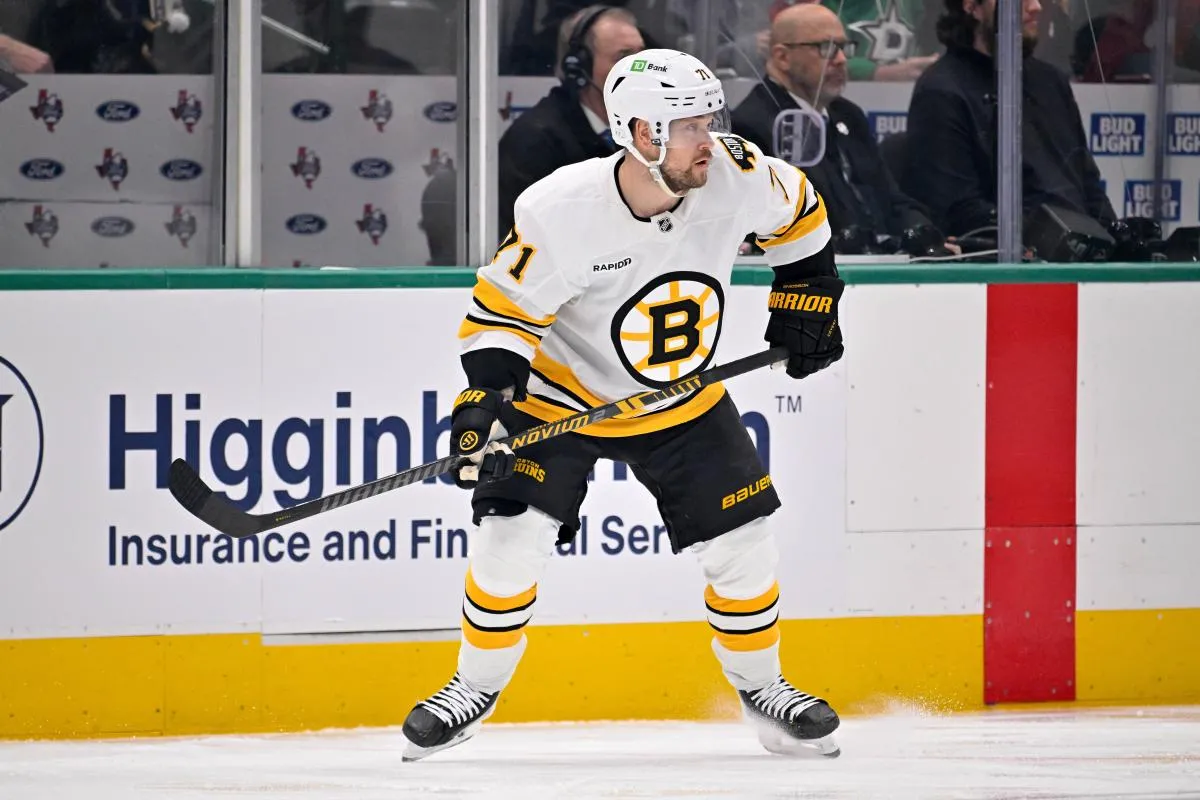 Bruins power play gets a surprise makeover after Elias Lindholm injury