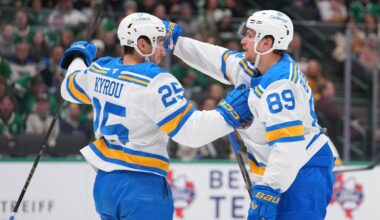 Snuggerud scores late power-play goal, Blues beat Panthers to end 5-game skid