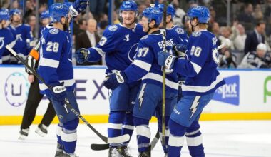 Raddysh, Gourde and Kucherov help surging Lightning beat Jets 4-1