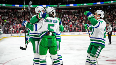 Hurricanes make NHL history with stunning final-minute comeback vs Mammoth
