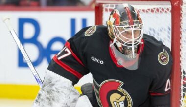 Veteran goalie James Reimer to lead Senators vs. Devils