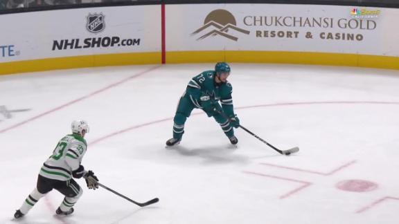 Toffoli gets 2nd goal of game in OT to rally Sharks to 5-4 win over Stars