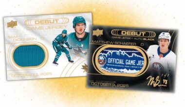 Upper Deck Launches NHL Rookie Debut Jersey Program