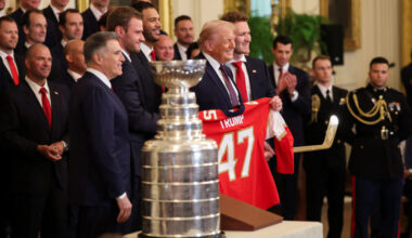 WATCH: Trump hosts Stanley Cup champion Florida Panthers at the White House