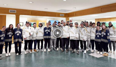 Hockey teams celebrate 'Kindness Day' at Norwood-Norfolk school