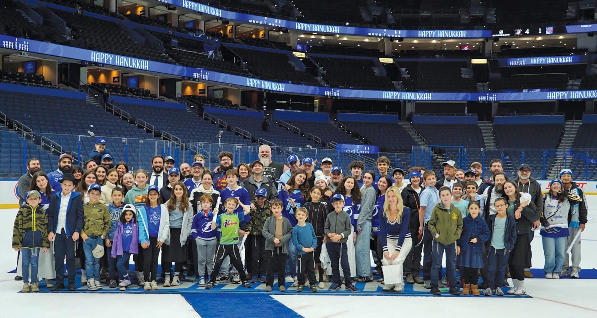 Community, Chanukah and Hockey Shine at 18th Annual Jewish Heritage Night - Jewish Press