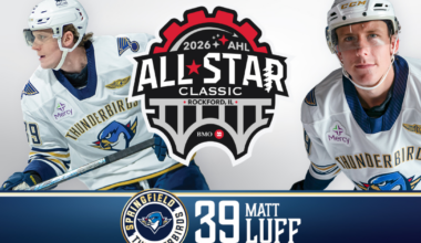 Springfield Thunderbirds | Matt Luff Named to AHL All-Star Classic