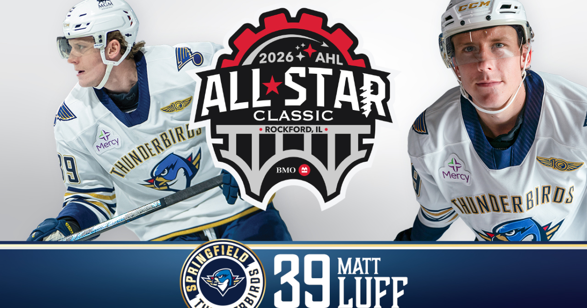 Springfield Thunderbirds | Matt Luff Named to AHL All-Star Classic