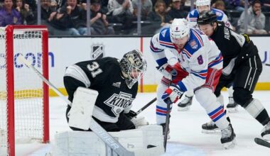 Forsberg's relief efforts lift Kings to home victory over Rangers