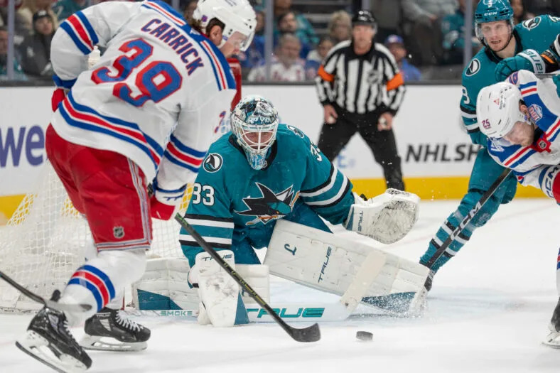 NHL: New York Rangers at San Jose Sharks