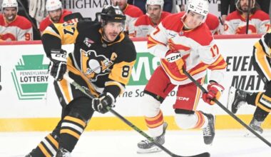 Flames halt 4-game skid, cool off red-hot Penguins