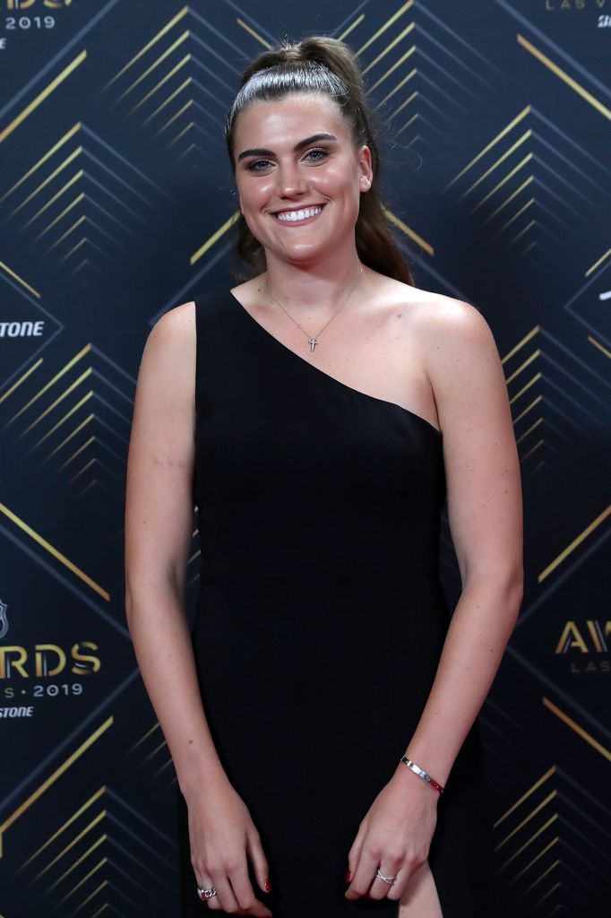 LAS VEGAS, NEVADA - JUNE 19: Alexa Lemieux3 arrives at the 2019 NHL Awards at the Mandalay Bay Events Center on June 19, 2019 in Las Vegas, Nevada. (Photo by Bruce Bennett/Getty Images)