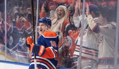 Oilers rally from 3-goal deficit in the third period to stun Sharks in overtime 4-3 :: WRAL.com