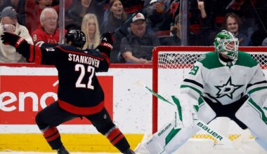 Stars can’t find answers for Logan Stankoven, Hurricanes as winless streak continues