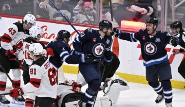 Winnipeg Jets down New Jersey Devils to post back-to-back wins for first time since mid-November