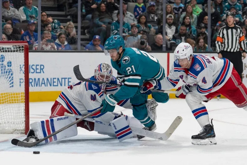 NHL: New York Rangers at San Jose Sharks