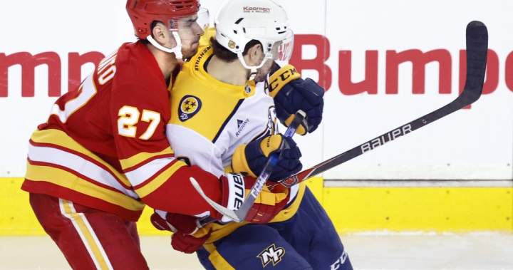 Flames frustrated with miscues against Predators