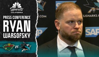 Ryan Warsofsky discusses third win for Sharks over Wild this season – NBC Sports Bay Area & California