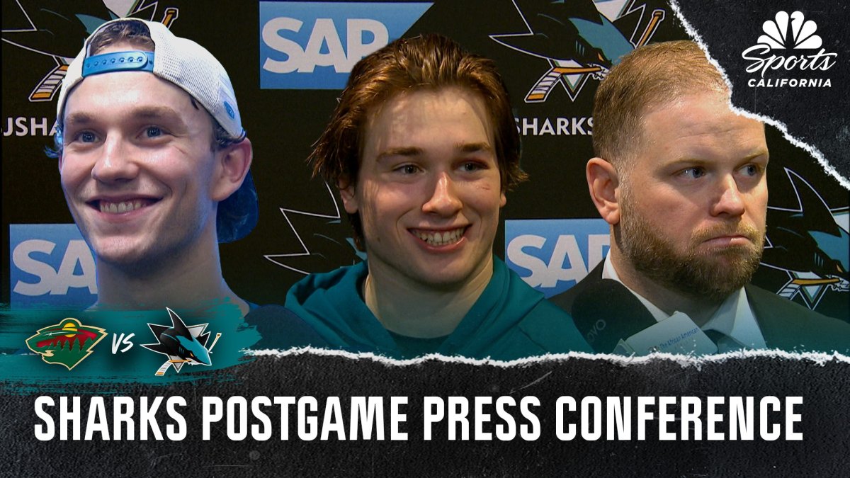Celebrini, Warsofsky, others react to Sharks’ SO win vs. Wild – NBC Sports Bay Area & California