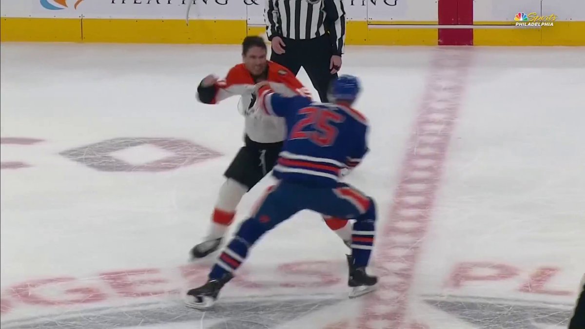 Watch huge fight between Garnet Hathaway and Darnell Nurse – NBC Sports Philadelphia