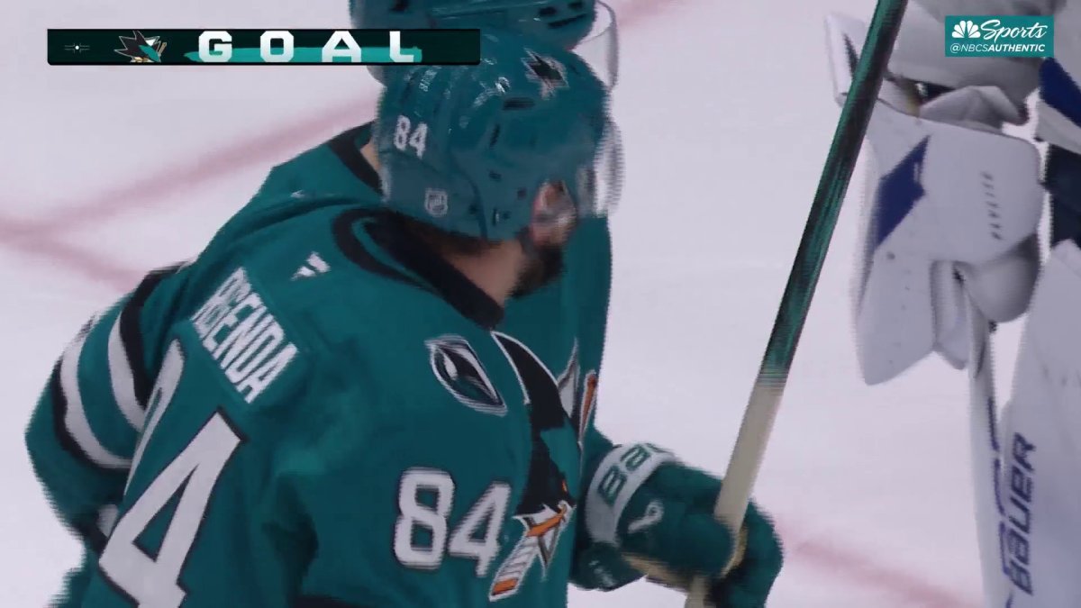 Pavol Regenda scores hat trick in Sharks game vs. Lightning – NBC Sports Bay Area & California