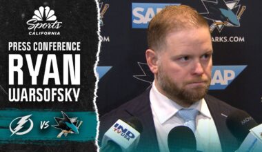 Ryan Warsofsky states Sharks weren’t ready to play vs Lightning – NBC Sports Bay Area & California