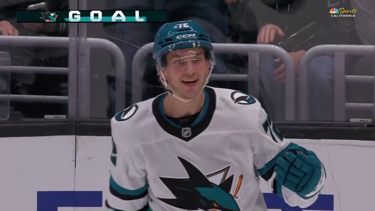 Sharks’ William Eklund scores game-winning goal in OT vs. Kings – NBC Sports Bay Area & California