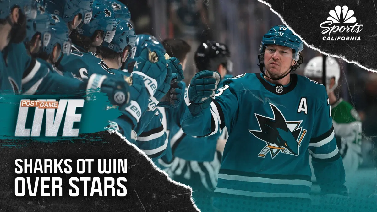 Sharks power-play success proves decisive in win over Stars – NBC Sports Bay Area & California