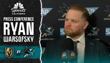 Ryan Warsofsky believes Sharks will learn to play ‘consistently’ – NBC Sports Bay Area & California