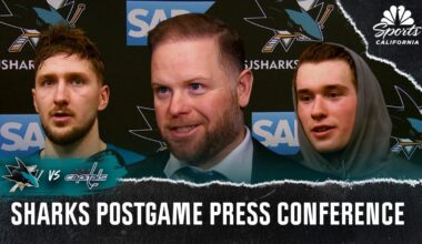 Celebrini, Warsofsky, others react to Sharks’ win over Capitals – NBC Sports Bay Area & California
