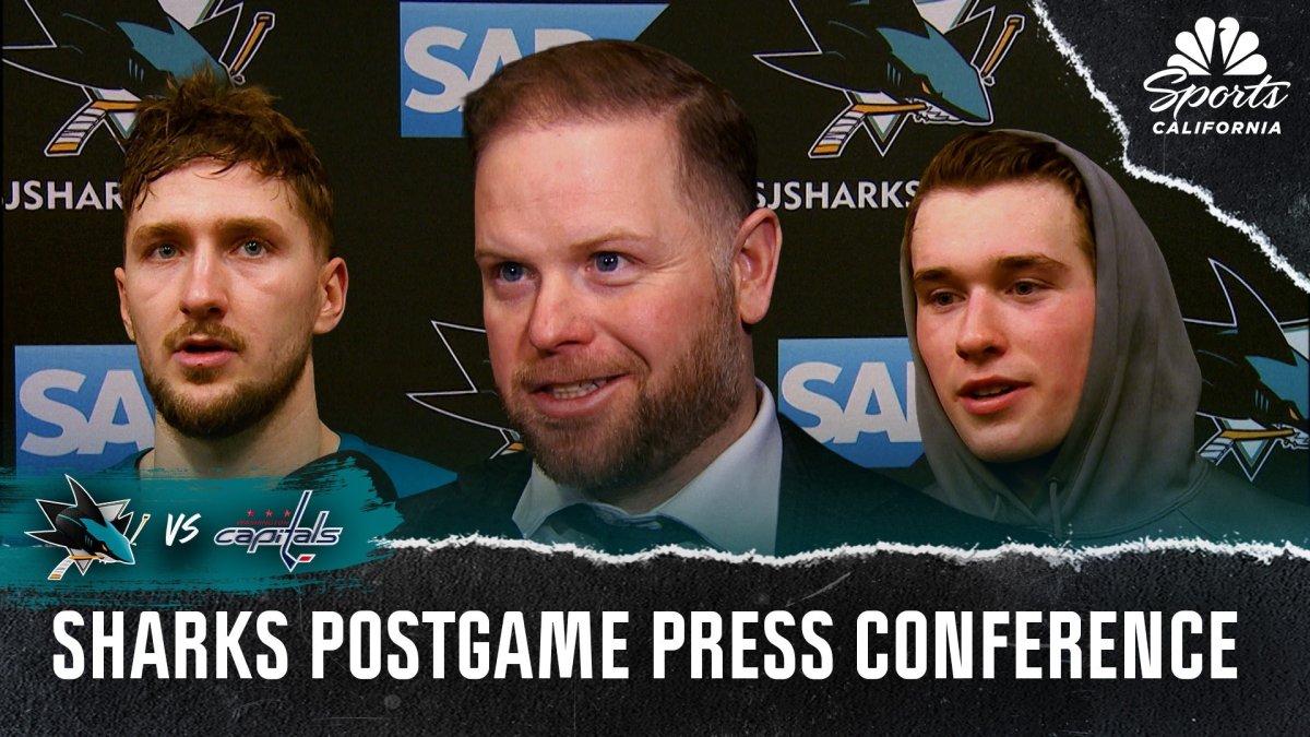 Celebrini, Warsofsky, others react to Sharks’ win over Capitals – NBC Sports Bay Area & California