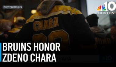 Bruins honor Zdeno Chara with number retirement ceremony – NBC Boston