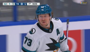 Sharks strike first on Tyler Toffoli’s goal vs. Lightning – NBC Sports Bay Area & California