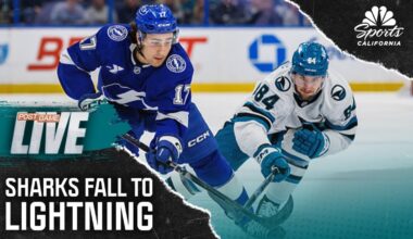 Sharks lose 4-1 after Lightning’s second-period scoring burst – NBC Sports Bay Area & California