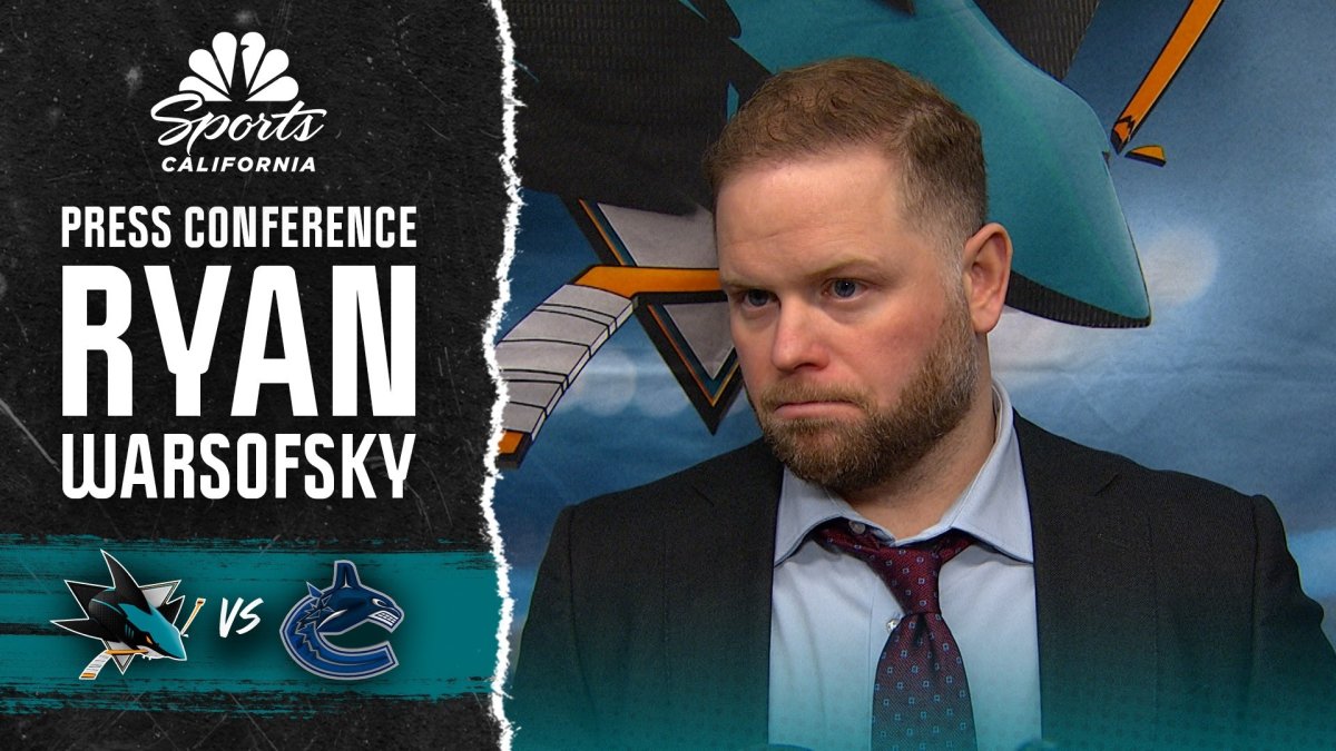 Ryan Warsofsky credits Sharks for strong finish vs. Canucks – NBC Sports Bay Area & California
