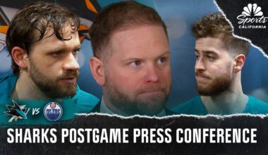 Ryan Warsofsky, Sharks analyze 4-3 overtime loss to Oilers – NBC Sports Bay Area & California