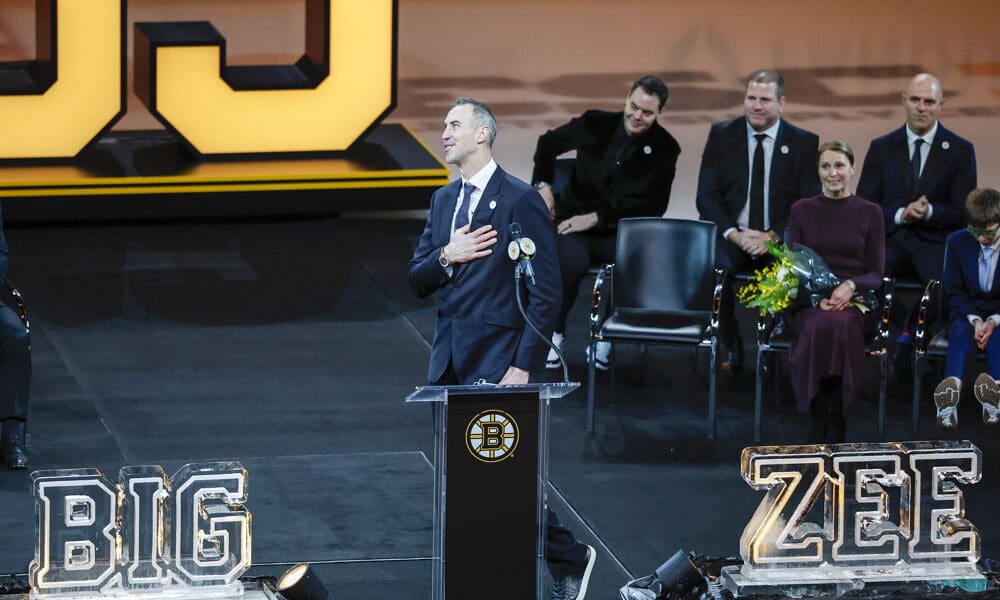 Chara Bruins Number Retirement