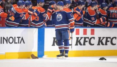 Oilers’ Bouchard makes history with six-point game