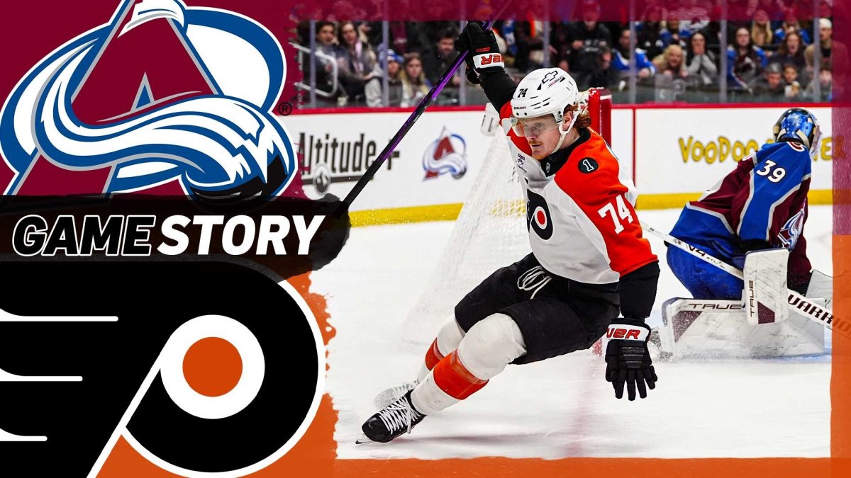 Tippett's hat trick leads the way as the Flyers stun the Avalanche with 7-3 win