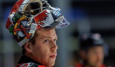 Drew Commesso of the Rockford IceHogs