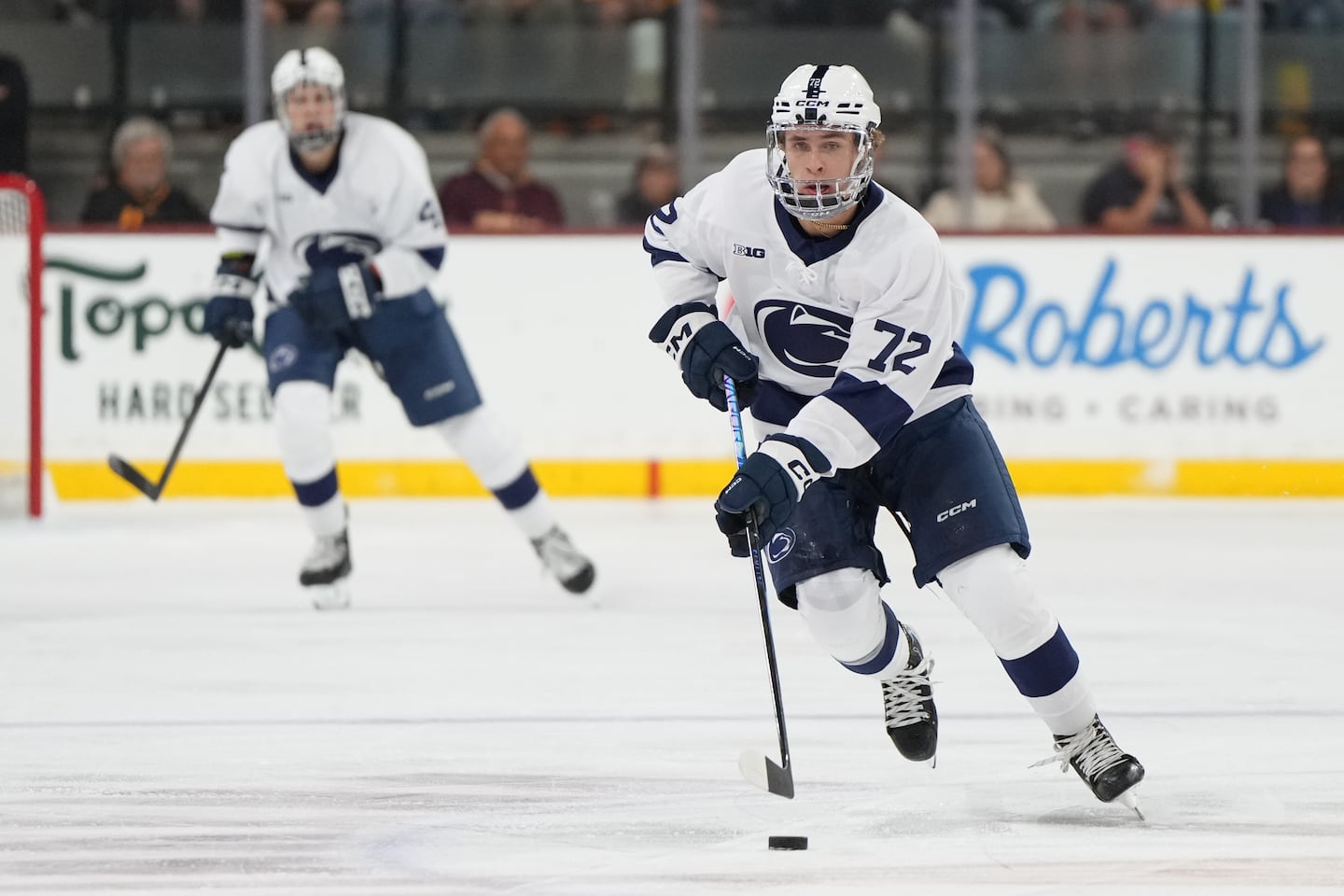 Penn State's Gavin McKenna is expected to be the top pick in the NHL Draft on June 26.
