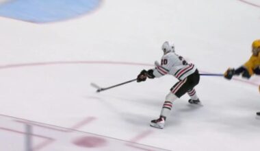 Drew Commesso makes 37 saves for 1st NHL shutout and victory, Blackhawks beat Predators 3-0