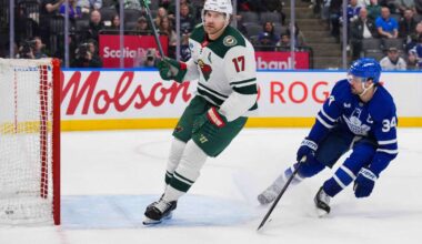 NHL roundup: Minnesota's Marcus Foligno scores first career hat track in 15th season