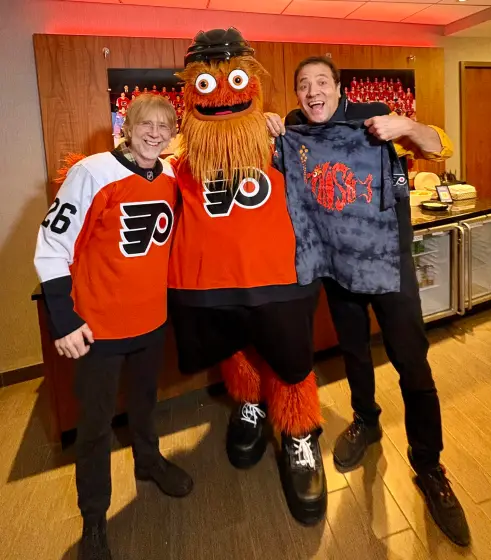 phish flyers, trey anastasio flyer, phish philadelphia flyers, phish night flyers