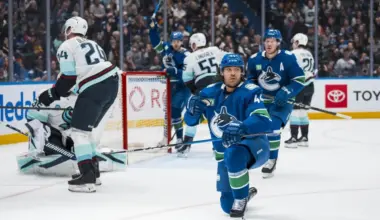 Vegas Golden Knights now in the mix to acquire Vancouver Canucks breakout star Kiefer Sherwood
